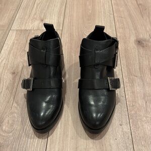 Zara - Black Leather Women's Shoes